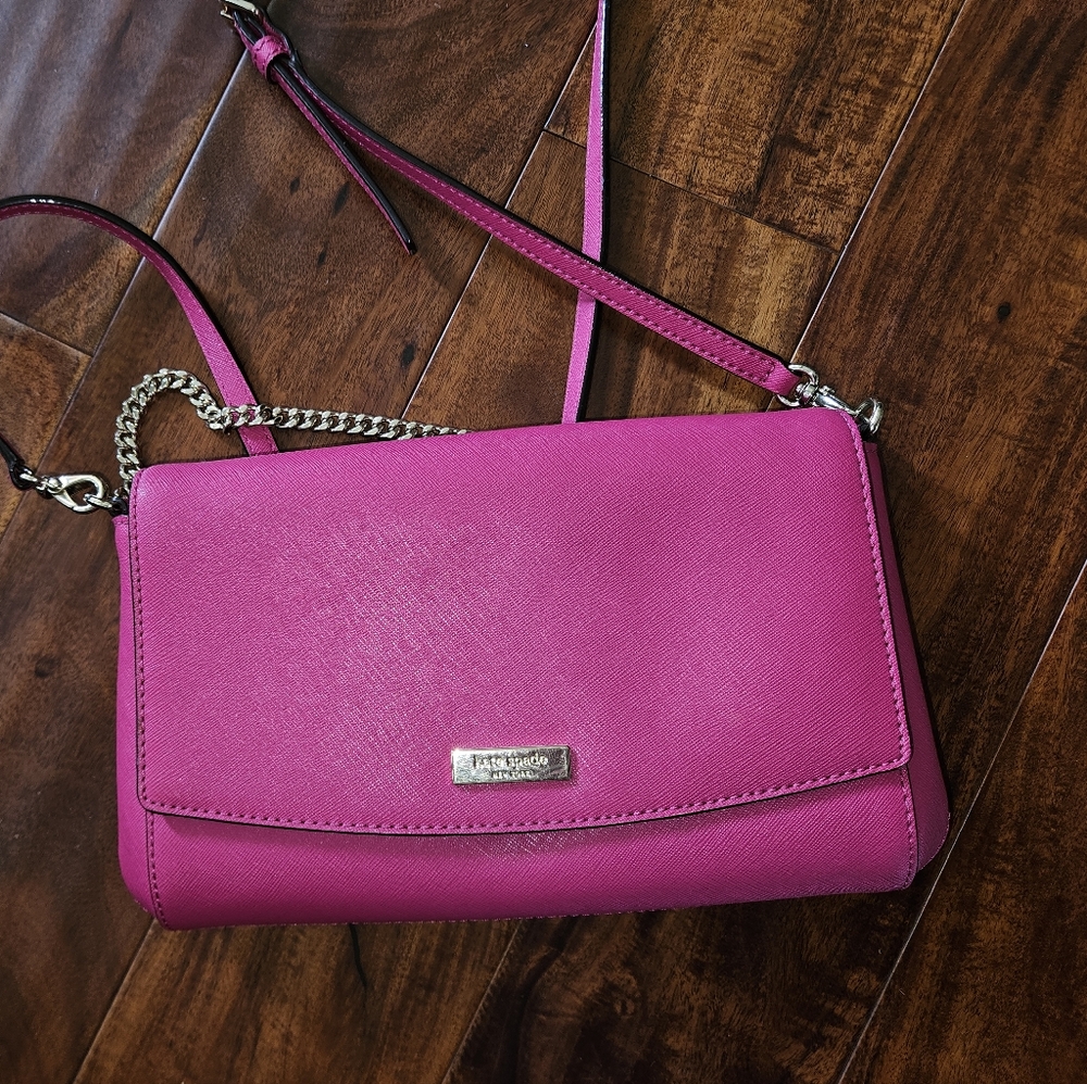 Kate Spade Sweetheart Pink Laurel Way Crossbody Bag with Adjustable Strap